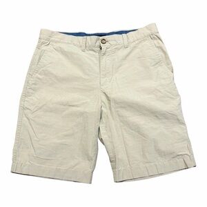Tommy Hilfiger Khaki Flat Front Chino Shorts